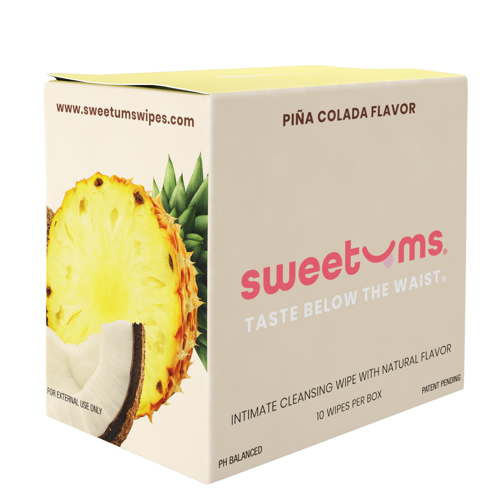 SWEETUMS Intimate Cleansing Wipes – Pina Colada